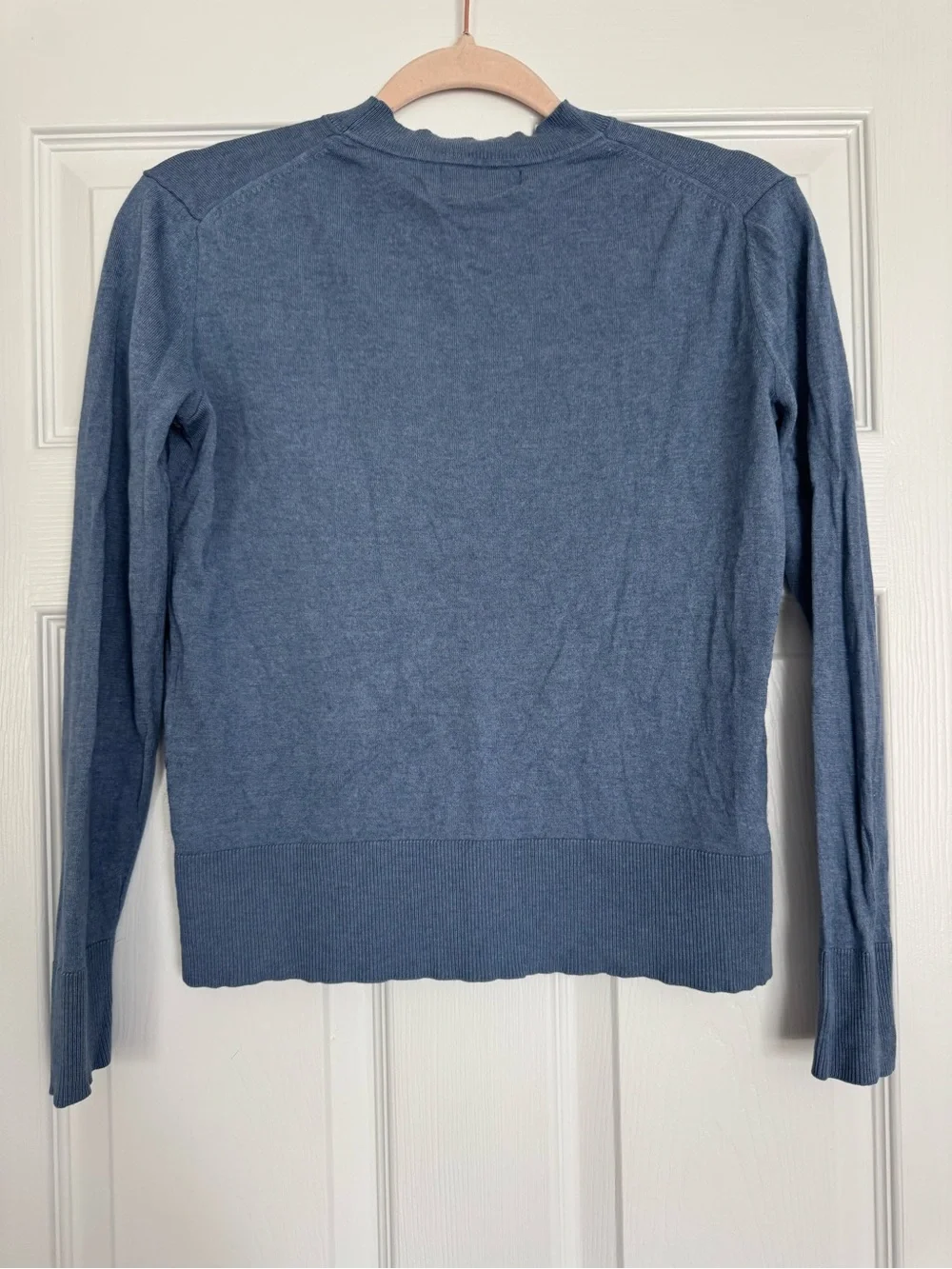Banana Republic Women's Scoop-Neck Sweater in Slate Blue